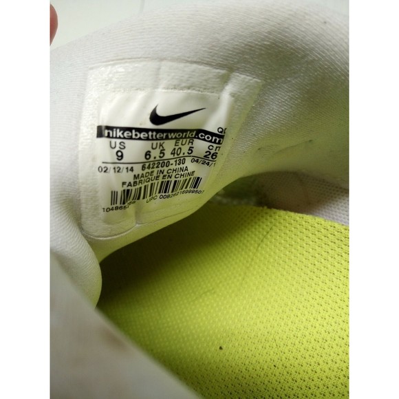 Nike Free 4.0 V4 Running Shoes, 642200-130, White/Grey/Mint, Womens US 9 VGC - Picture 4 of 5